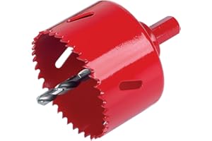 wolfcraft Sierra de corona BiM I 5494000 I Para materiales de obra en seco, madera, plásticos y metales, profundidad de corte de 40 mm