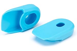 'NFUN NFUN Paio Protezioni pedivelle nsave Azzurre in Silicone