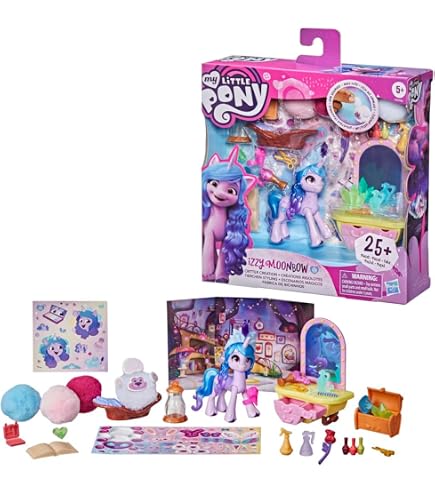 My Little Pony Rarity Potion Pony - Figura 7,6 Cm Con Capelli Pettinabili E Accessori - 3