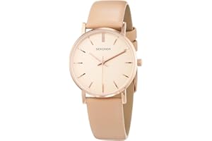 Sekonda Womens Analogue Classic Quartz Watch with Leather Strap