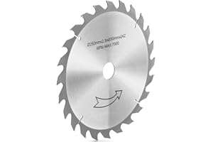 MSW MOTOR TECHNICS MSW MSW-SB-250/30 stołowy brzeszczot do piły tarczowej (średnica: 250 mm, otwór: 30 mm, 24 zęby, grubość tarczy 2,8 mm, idealny do cięcia drewna)