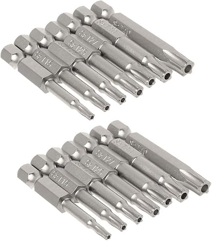 Hazet 2225-30H Bit A Stella 5 Punte Con Perno - Attacco Esagonale 1/4", Lunghezza 25 Mm, Acciaio Speciale 59-61 HRC, Made In Germany