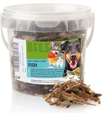 Friandises Pour Chien Au Poisson Séché 460g - Sans Céréales, Hypoallergénique, Riche En Oméga-3, Idéal Pour L'entraînement - 3