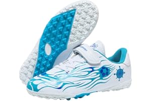 Mateju Scarpe da Calcio, Scarpe Calcio All'Aperto Scarpe Calcio Bambino Antiscivolo Scarpe da Allenamento di Calcio 28-38 Scarpe da Calcio Junior Professionali