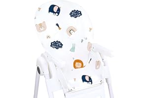 TOTSY BABY Réducteur de siège pour chaise haute - coussin de siège chaise pour enfant universel Arc en ciel