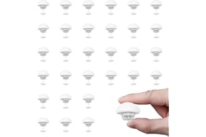 XZSKD 30pcs Mushroom Duvet Clips, Quilt Fixing Clips, Non-Slip Duvet Cover Clip, Duvet Snap Fasteners, Duvet Clips To Keep Duvet In Place,Duvet Pins,Duvet Holder Clips (White)