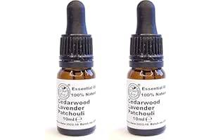 StafEco® Natural Moth Repellent Oil Lavender Cedar Patchouli Cedarwood for Wardobe Protection 2 pcs X 10ml