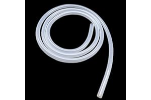 Silikonschlauch, iMeistek Lebensmittelechter flexibler Silikonschlauch, 5mm ID x 8mm OD, Länge 1,5 Meter, Wasser-Luft-SchlauchSchlauchrohr, für Pumpentransfer