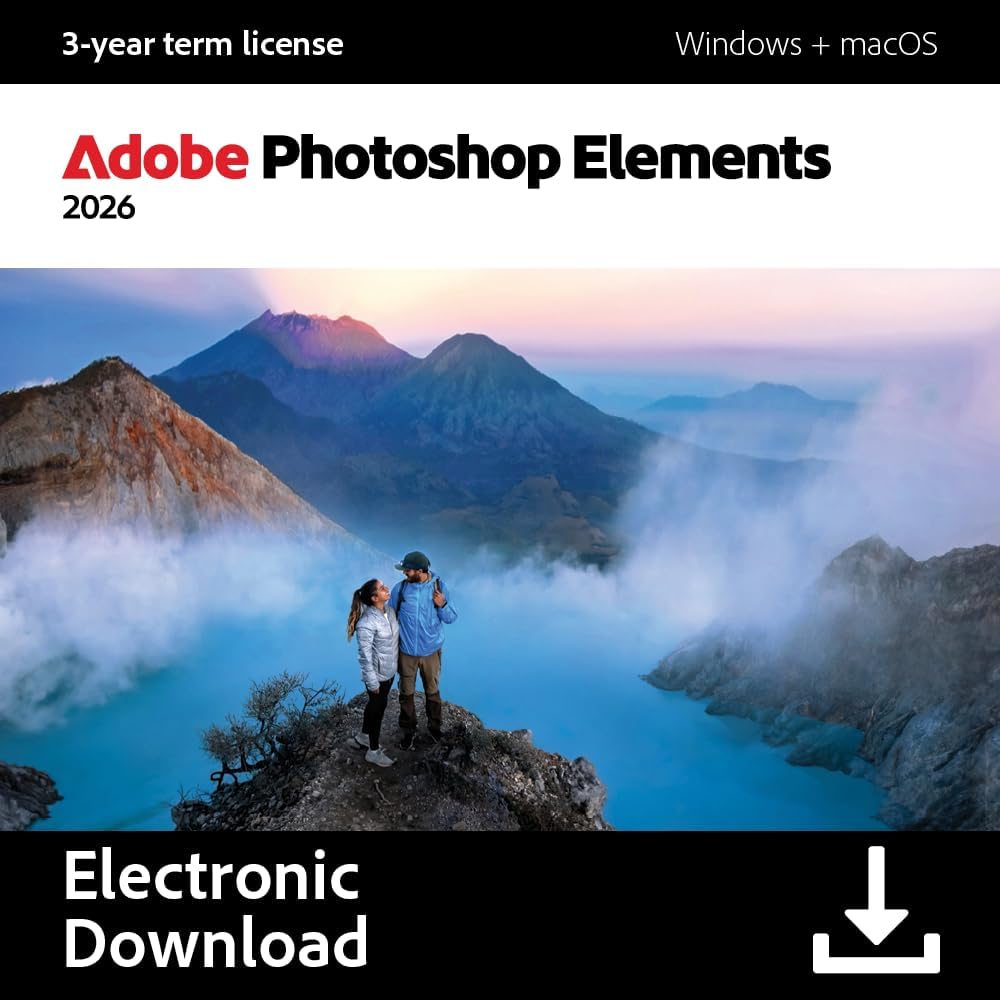 Conseils d'Installation & Prise en Main du Adobe Photoshop Elements 2026 3-year term lic
