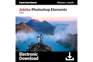 Adobe Photoshop Elements 2026 | 3-year term licence |1 Device|1 User|PC/MAC|Digital Download