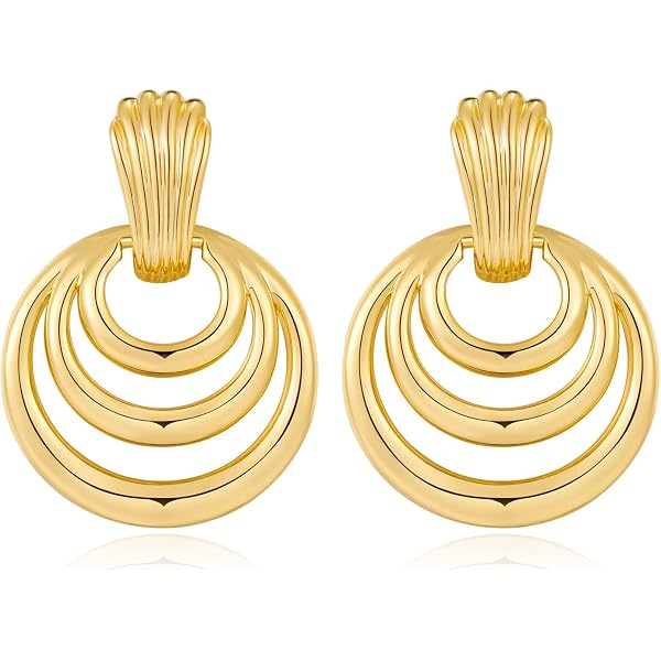 Seestern Ohrringe Gold Mit Strass - 3,5 Cm Boho Ohrstecker Für Sommer, Strand & Partys