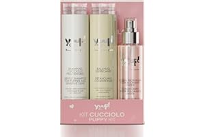 YUUP! - KIT CUCCIOLO | Shampoo per cuccioli e pelli sensibili, Balsamo districante e Acqua Profumata, ideale anche per gatto