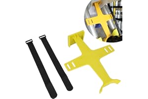 Runfarr Protector Horquilla Moto,Soporte Suspensión Herramienta de Transporte para Motocross Supermoto Enduro Pit Bike-Amarillo