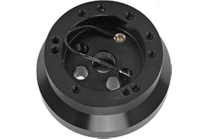 Yctze Styrhjulsnavadapter, 5/6-bultdesign (Black) | Aluminiumkonstruktion, Stabil prestanda, Enkel installation, Kompatibel med standardhål
