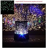 Malloom® New Romantic colorido Cosmos amo de la estrella del LED lámpara del proyector de luz de la noche regalo