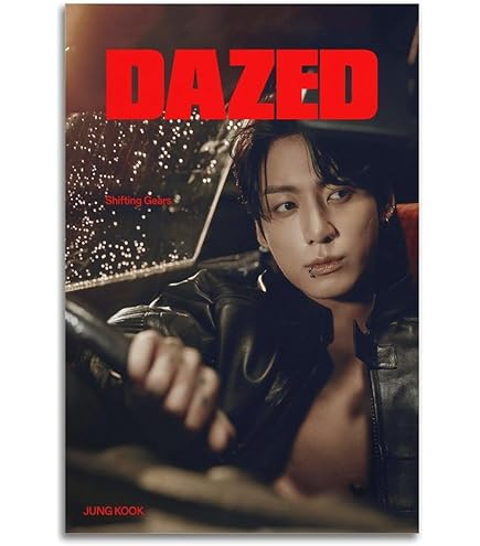 Amazon.de: NEDOES BTS Jungkook Poster auf Leinwand, Schlafzimmer