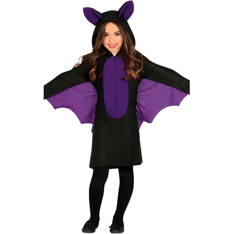 Fledermaus-Kostüm-Set Für Mädchen – Halloween Vampir Outfit Mit Flügeln, Rock & Glitzer-Tattoos