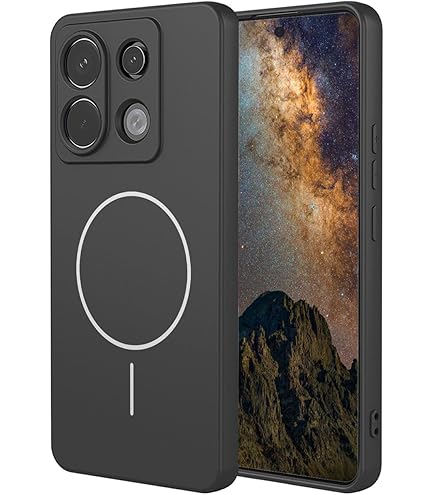 Eastcoo Custodia Traslucida Per Xiaomi 13 5G, Retro Rigido PC Satinato + Paraurti TPU Morbido Nero, Antiurto Militare - 5