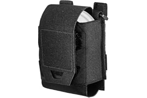 DONGKER Bolsa para esposas, funda de nailon impermeable ajustable para múltiples esposas para chaleco de cinturón de trabajo