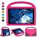 Produktbild samLIKE Case Cover für Amazon Kindle Fire HD 10 2015/2017 Kindersichere Eva-Schaum Schutzhülle Ständer Hülle  ( Rosa)