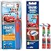 Produktbild SPAR-SET: 1 Braun Oral-B Stages Power AdvancePower Kids 900TX elektrische Akku-Zahnbuerste Kinder 3 J. (D12.513.K) Disney CARS und 2er Stages Power Aufsteckbuersten CARS