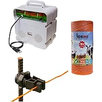 Recinto Elettrico Professionale KT - Elettrificatore 220V, Filo 500m 4mm², 100 Isolatori, Per Animali - Foto 10