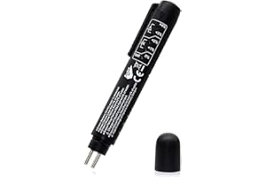 AFIODA Brake Fluid Tester Pen, 5 in 1 Moisture Analyzer, Portable & Corrosion-Resistant, Tests DOT3, DOT4, DOT5, DOT5.1, 5 LED Auto Diagnostic Tool for Accurate Brake Fluid Detection