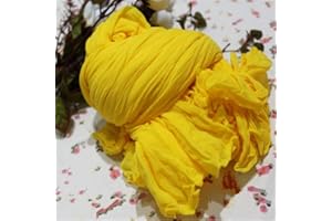 GIVBRO Calza in nylon per fiori, accessorio fai da te, tessuto floreale, multicolore, per realizzare fiori, 2 pezzi