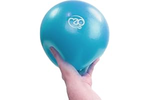 Fitness Mad Exer-Soft Stability Ball, Soft Pilates Ball, 3 Sizes: 7”, 9” & 12”, Mini Gym Ball for Pilates, Yoga, Core Training and Physical Therapy