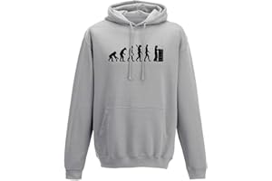AWD / Just Hoods Hoodie Evolution Imker Bienen Züchter Honig Imkerei 10 Farben Herren XS-5XL Biene Imkermeister Bienenstock Bienenvolk Zeidler