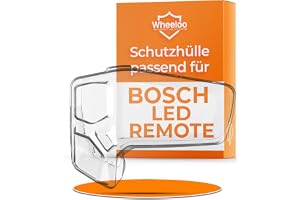 WHEELOO Skyddsfodral för Bosch LED Remote I transparent och vattenavvisande I kontrollenhet fodral reptåligt och spegelfritt I E-bike skydd tillbehör