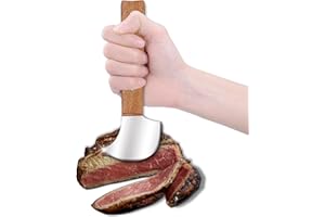 Fstcrt Rocker Messer - Einhand-Adaptive Ausrüstung, Ulu-Messer Zum Schneiden in Dosen und Schüsseln, Ideal Bei Handzittern, Arthritis, Für Ältere Menschen und Tierbesitzer
