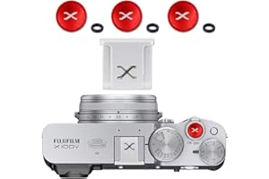 FIRST2SAVVV Tapa de Zapata para Cámaras Fuji Fujifilm XE4 XT4 XT3 XT30 XPRO3 etc + 3 X Botón de Liberación (Plata)