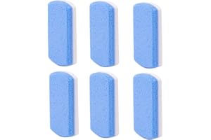 SOUNDZERO 6 Piezas Piedra pómez de doble cara para pies, piedras de pedicura exfoliantes Piedra pómez de vidrio, piedra pómez de pie para pieles duras en pies y cuerpo, piel exfoliante y alisadora