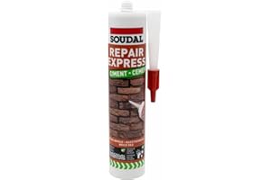 TRULY PVC LIMITED Soudal Repair Express Cement Arylic Polymer Textured Sealant - Brick Red
