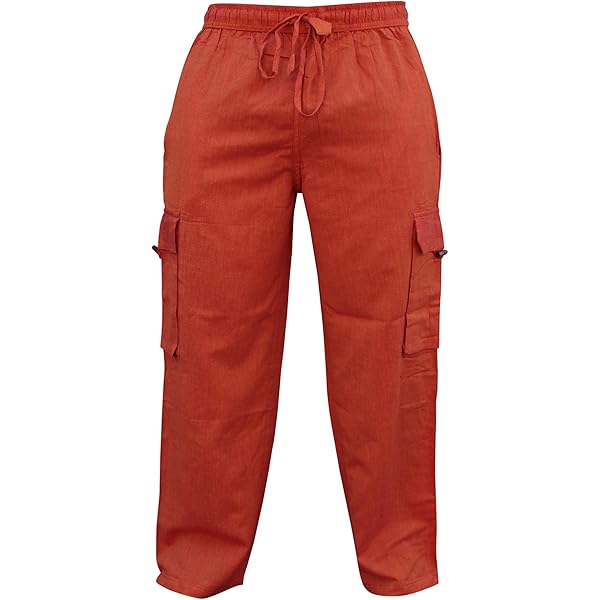 GURU-SHOP Pantaloni Yoga In Cotone - Vita Alta Uomo | Comodi E Leggeri