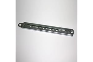 ‎HETTICH Hettich HKB 1 Stück Liegenhochstellbeschlag Rastomat, 219 - 355 mm, für Kopf- und Fußteile, höhenverstellbar 10-fach, Stahl verzinkt, auch für Schreibtisch und Lattenrost geeignet