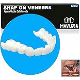 SnapOnVeneers Kosmetische Zahnblende Prothese Zahnprothese, Zahnersatz Falsche Zähne Comfort Fit Flex