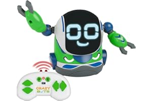Xtrem Bots- Rock | Roboter Kinder Ab 5 Jahre Und Älter | Kinder Roboter | Programmierbare Ferngesteuerte Roboter 10 Aktionen | Programmierbarer Roboter | Roboter Kinder