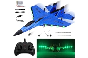 KBIBCK Rc Flugzeug SU35, Ferngesteuertes Flugzeug 2.4 GHZ 2 Kanal, FX620 Modellflugzeug Ferngesteuert mit Gyroskop System, RCFlugzeug RTF für Anfänger, Kinder und Erwachsene