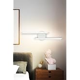 LEGACY Sare Aplik Modern Tasarım Beyaz Renk - G&uuml;n Işığı Ledli Banyo - Mutfak - Salon Led Duvar Aplik Beyaz