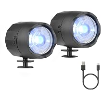 Paires De Phares LED Pour Sabots Croc - Lumière IPX5 75 Heures (Rouge)