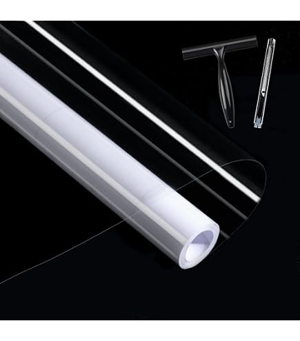 Küchenrückwand Folie Wandschutzfolie Selbstklebend Transparent 60cm×500cm Wandschutzfolie Transparent