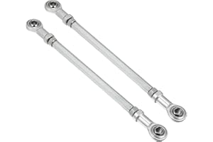 Motoforti 2pcs 200mm 8mm Hole Dia Steering Tie Rod for 49cc ATV Go Kart