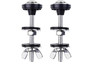 BLMHTWO 2 Stück Schrauben für Toilettenbehälter Spülkasten Robuste Schrauben aus Edelstahl für die Verbindung von Tank und Toilettensitz