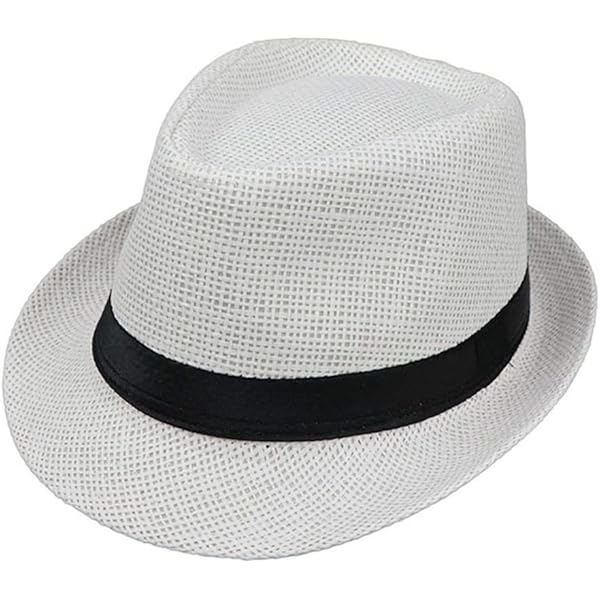 FakeFace Panama-hoed, voor jongens en meisjes, zonnehoed, strandhoed, strohoed, jazz hoed, uv-bescherming, zomerhoed, strandhoed met vliegtuigpatroon, voor kinderen van 5 tot 10 jaar, beige, One size