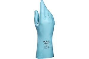 Mapa Professional Optimo 454 – Guantes de protección, color turquesa (2 unidades), 7, turquesa, 2