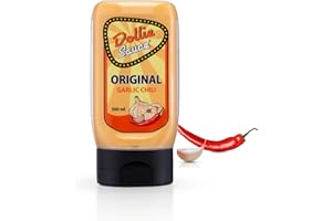 ‎DOLLIE SAUCE Dollie Sauce Original, Garlic Chili, Holländische Sauce für BBQ, Burger, Sandwich, Pommes, 300ml