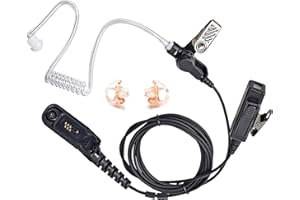HYS Walkie Talkie Auricolare con Microfono PTT Compatibile per Motorola DP3400 DP3600 DP3401 DP3601 DP4400 DP4401 XPR6550 XiR-P8200 XiR-P8268 Radio Cuffie