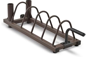 Steelbody by Marcy Unisex's Horizontal Plate and Olympic Bar Rack